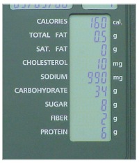 hand held calorie counter